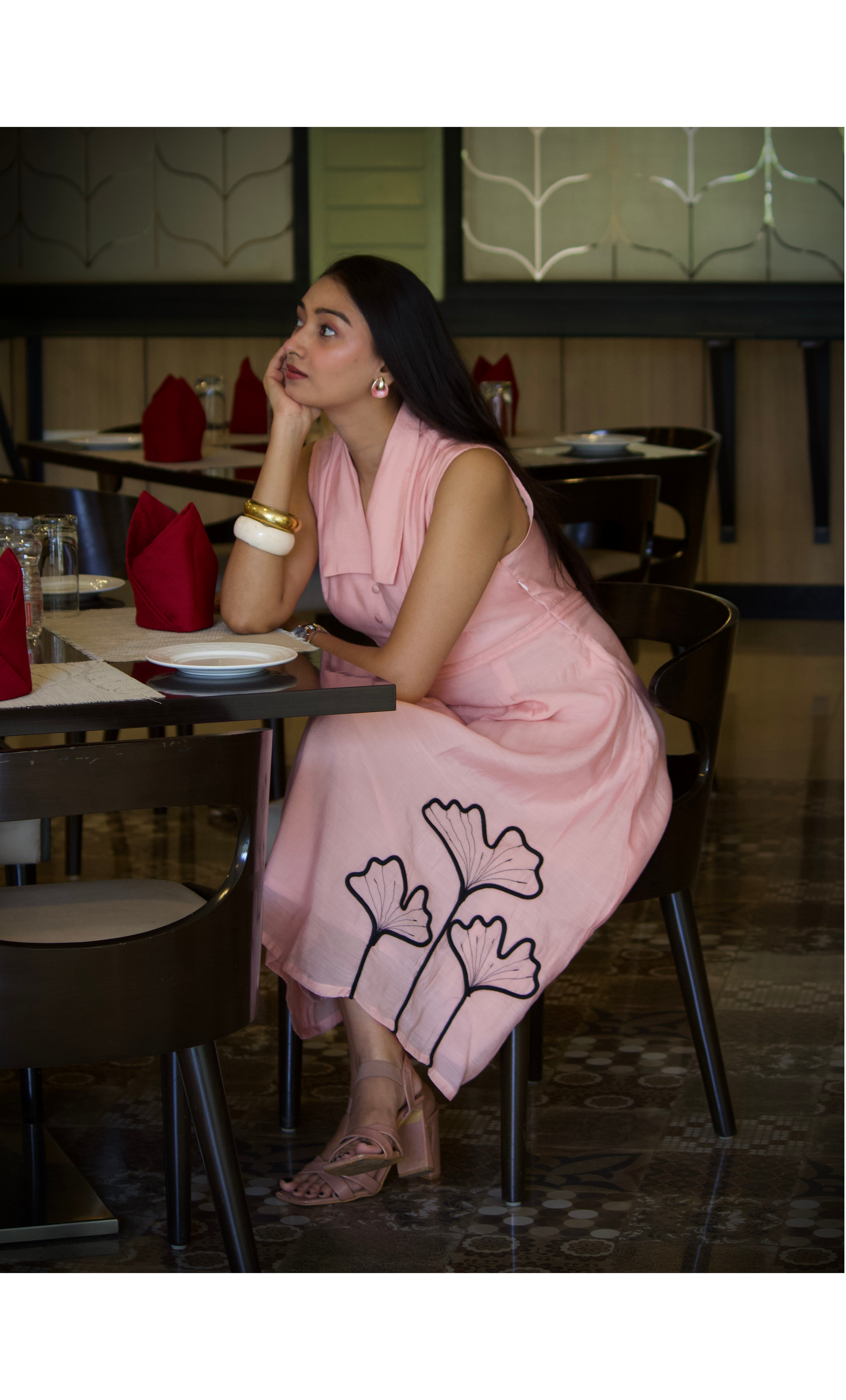 SOFT PETAL DRESS