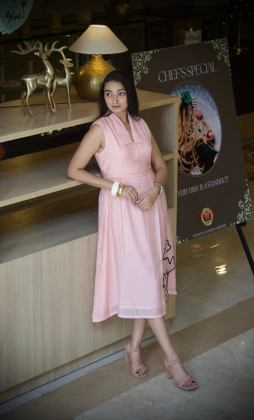 SOFT PETAL DRESS