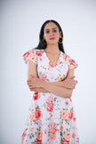 FLORAL WRAP MAXI