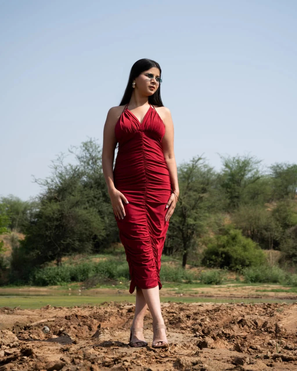 Elira Drape Dress